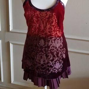 NWOT Gorgeous Free People Velvet T-Back Dress/Tunic, Size 4